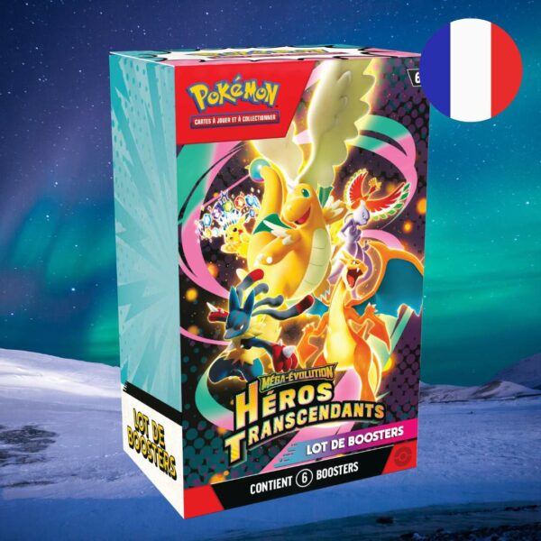 [PRÉCO] Display Scellée de 10 Booster Bundles Pokémon Héros Transcendants (60 Boosters) - [Fr] [ME02.5]
