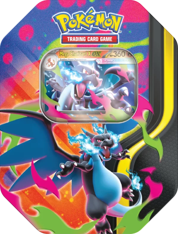 Pokémon Spring ex Tin Mega Charizard X EN