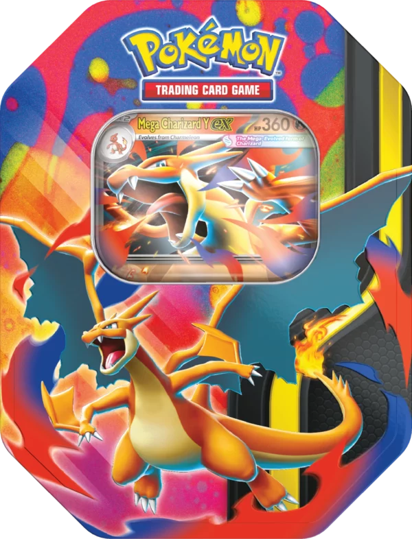 Pokémon Spring ex Tin Mega Charizard Y EN