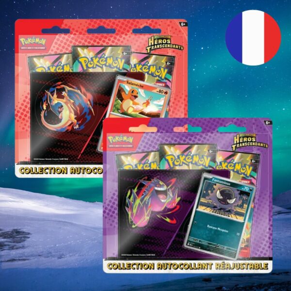 duo-tripack-fr Pokemon Héros Transcendants duo de tri-pack tech sticker ME02.5 fr