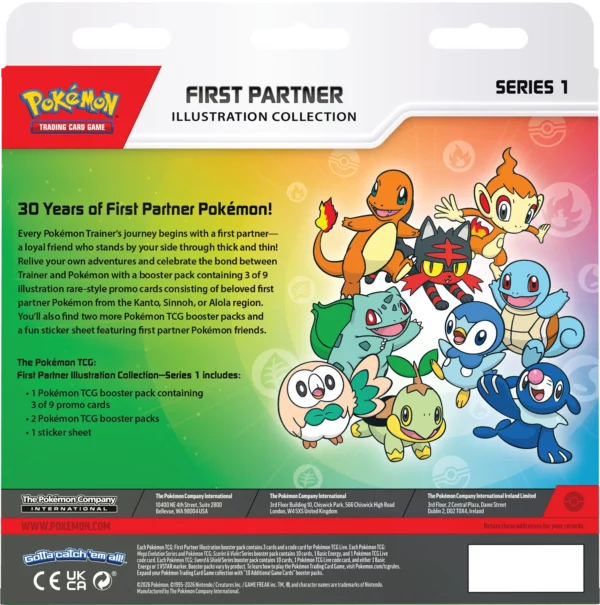Pokemon First Partner Illustration Collection #1 EN