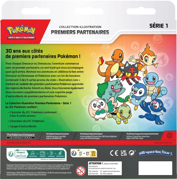 Pokémon Coffret Collection Illustration Premiers Partenaires #1 FR