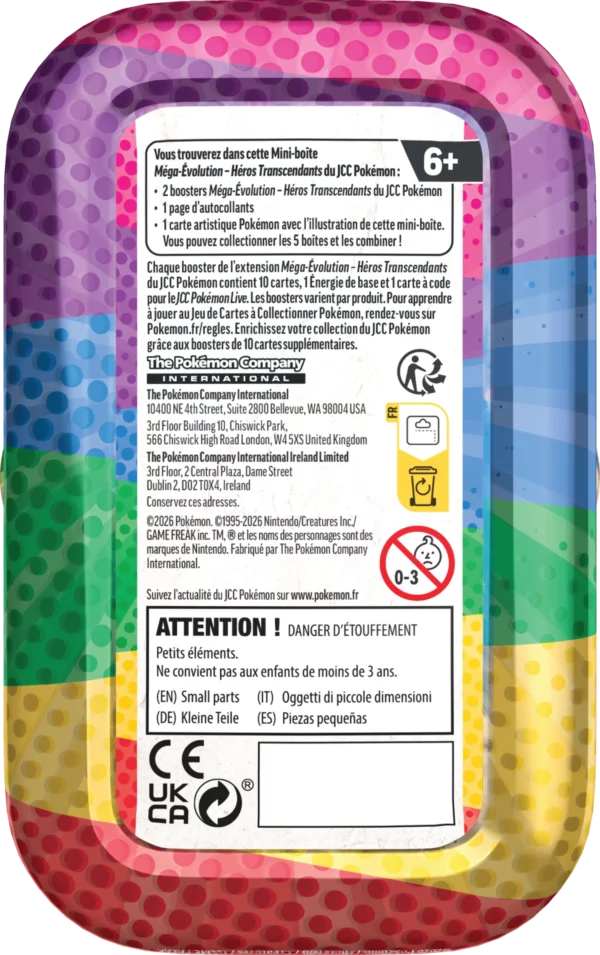 Pokémon Héros Transcendants Mini Tin FR